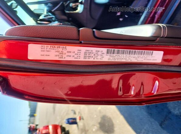 1C4RJFBG5HC863369 2017 JEEP GRAND Burgundy 