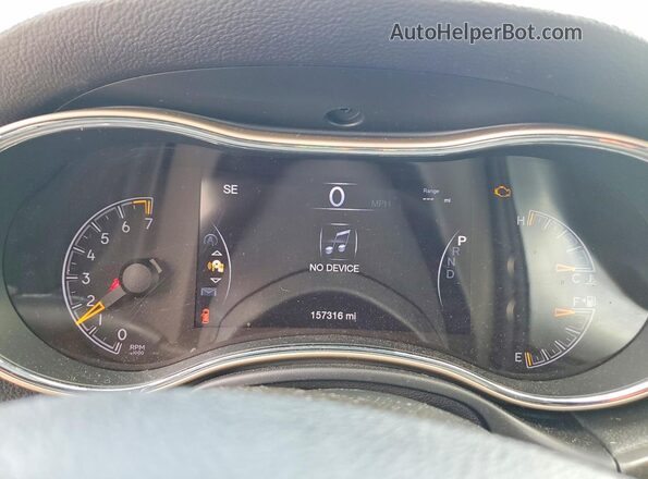 1C4RJFBG5HC863565 2017 JEEP GRAND Black Widok zestawu wskaźników