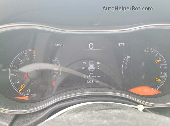 1C4RJFBG5JC107966 2018 JEEP GRAND Gray Սարքավորումների վահանակի տեսք