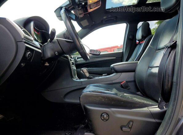 1C4RJFBG5JC256071 2018 JEEP GRAND Gray Вид салону спереду