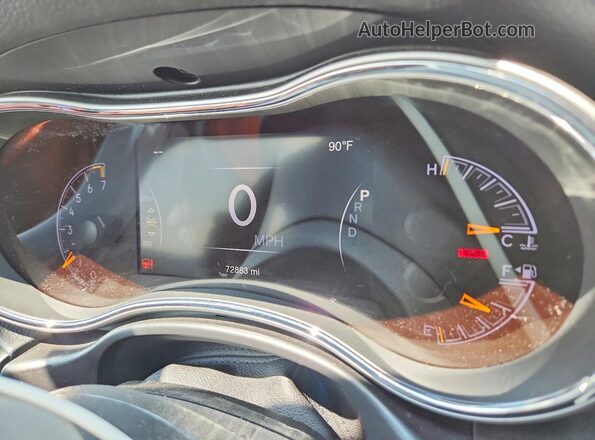 1C4RJFBG5JC458179 2018 JEEP GRAND Gray Widok zestawu wskaźników