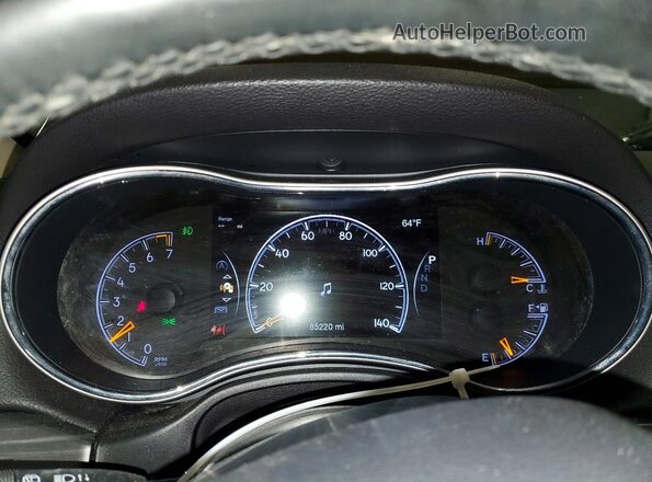 1C4RJFBG5KC594734 2019 JEEP GRAND Коричневый Вид щитка приборов