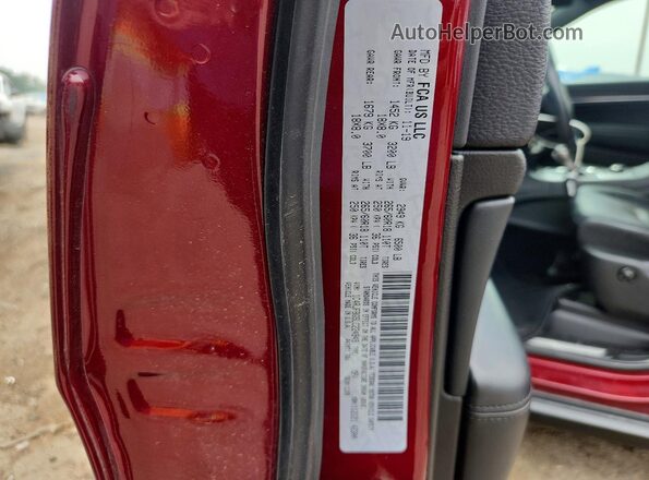 1C4RJFBG5LC224949 2020 JEEP GRAND Burgundy VIN კოდის სტიკერის ხედი