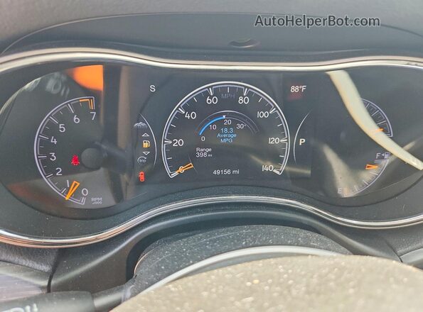 1C4RJFBG5LC390145 2020 JEEP GRAND Black Instrument cluster view