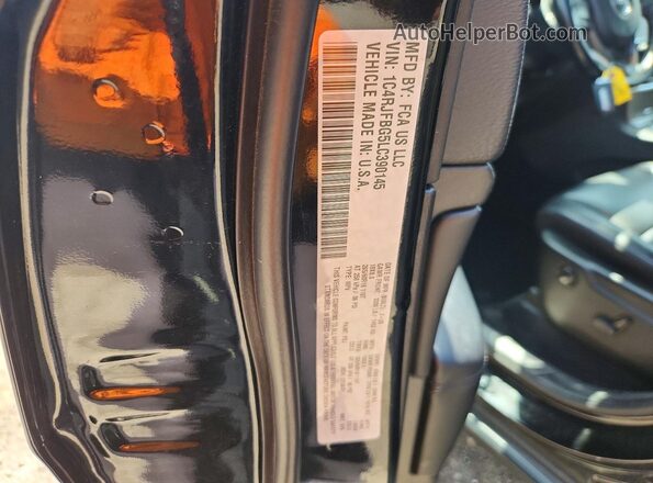 1C4RJFBG5LC390145 2020 JEEP GRAND Black Engine compartment view