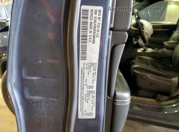 1C4RJFBG5MC654434 2021 JEEP GRAND Синий Вид наклейки с VIN-кодом