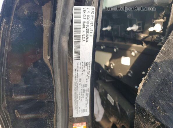 1C4RJFBG5NC166554 2022 JEEP GRAND Black VIN կոդի պիտակի տեսք