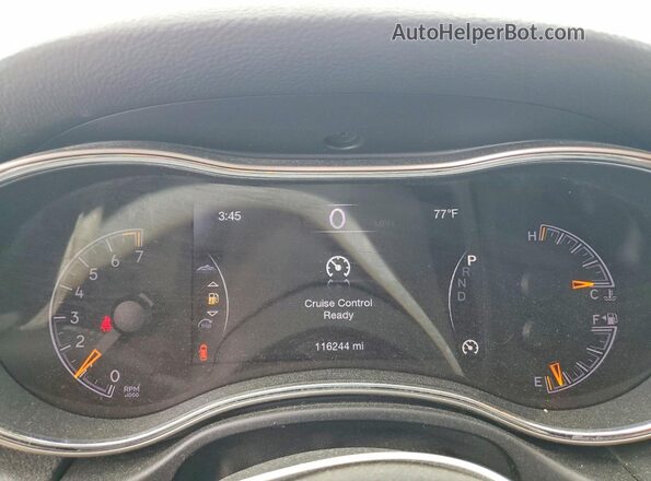 1C4RJFBG6HC604762 2017 JEEP GRAND White ხელსაწყოთა პანელის ხედი