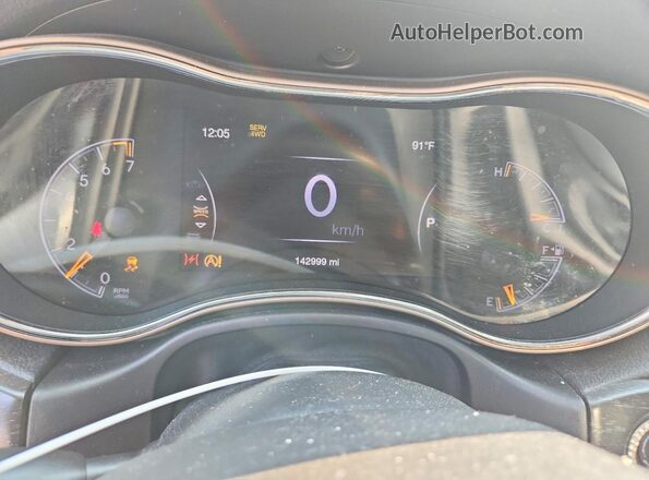 1C4RJFBG6HC734878 2017 JEEP GRAND Silver ხელსაწყოთა პანელის ხედი