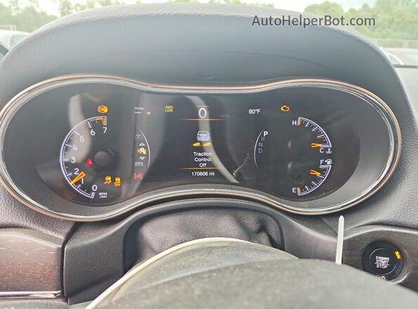 1C4RJFBG6HC739143 2017 JEEP GRAND White Vista del cuadro de instrumentos
