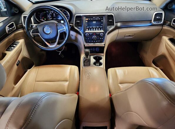 1C4RJFBG6HC787127 2017 JEEP GRAND Black Dashboard view