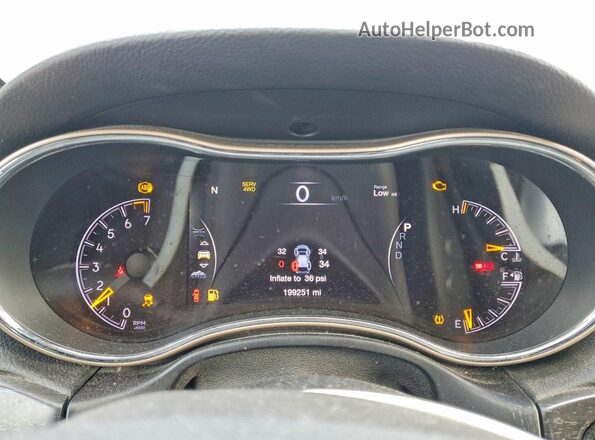 1C4RJFBG6HC844555 2017 JEEP GRAND Gray Widok zestawu wskaźników