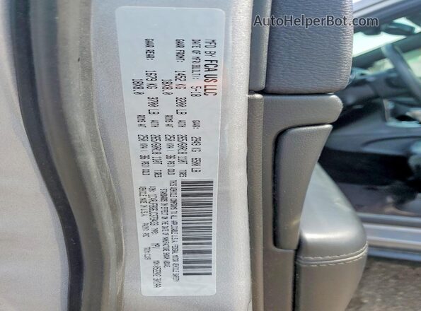 1C4RJFBG6JC373433 2018 JEEP GRAND Silver Vista de la etiqueta del VIN