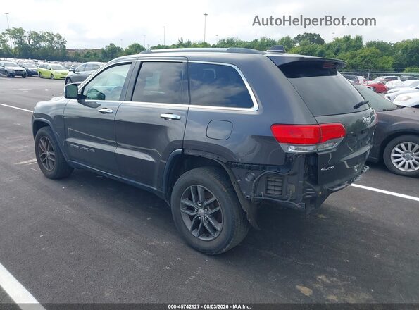 1C4RJFBG6JC388661 2018 JEEP GRAND CHEROKEE Gray Trasero izquierdo