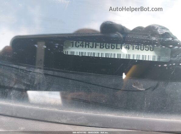 1C4RJFBG6LC414050 2020 JEEP GRAND CHEROKEE Gray Engine compartment view