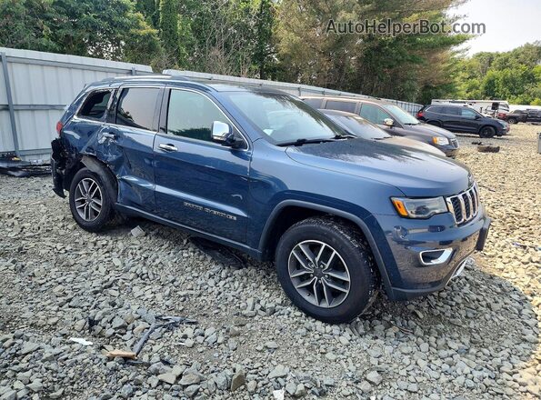 1C4RJFBG6LC436369 2020 JEEP GRAND Синий Передняя правая четверть