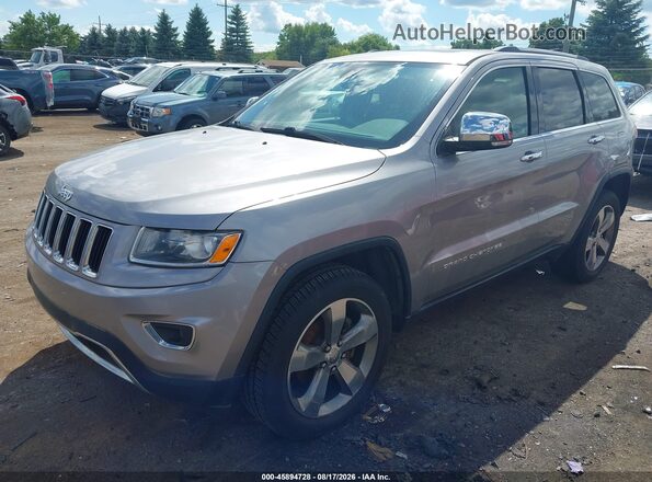 1C4RJFBG7GC376608 2016 JEEP GRAND CHEROKEE Silver წინა მარცხენა ხედი სამი მეოთხედიდან