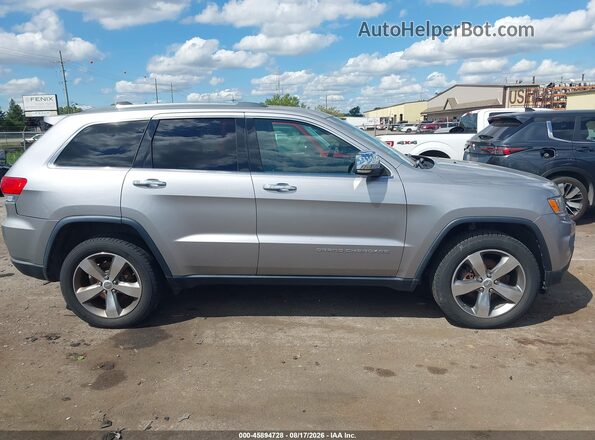 1C4RJFBG7GC376608 2016 JEEP GRAND CHEROKEE Silver ხელსაწყოთა პანელის ხედი
