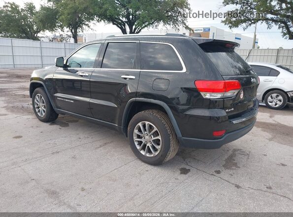 1C4RJFBG7GC425645 2016 JEEP GRAND CHEROKEE Black Trasero izquierdo
