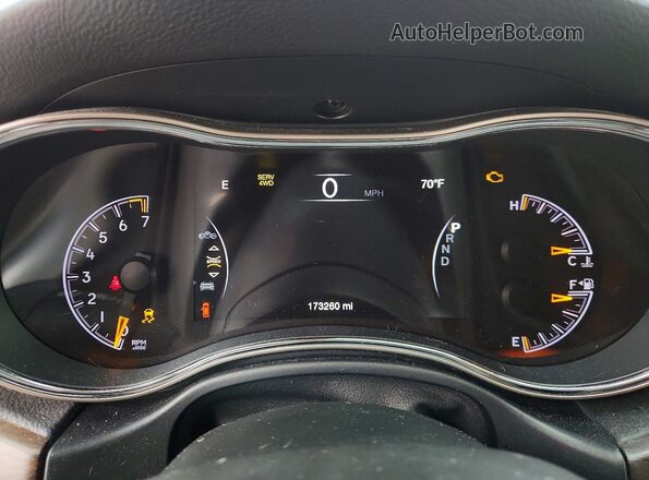 1C4RJFBG7GC470388 2016 JEEP GRAND Black Instrument cluster view