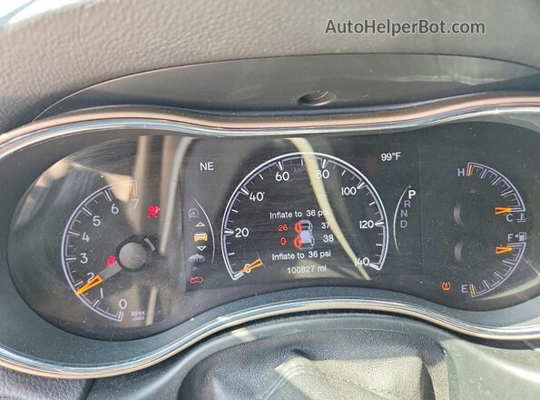 1C4RJFBG7GC497638 2016 JEEP GRAND Gray ხელსაწყოთა პანელის ხედი