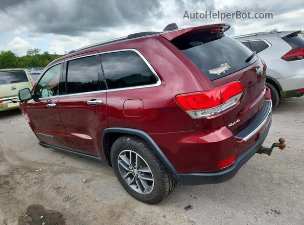1C4RJFBG7JC134585 2018 JEEP GRAND Burgundy Задня ліва чверть