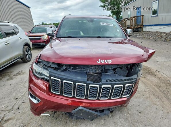1C4RJFBG7JC134585 2018 JEEP GRAND Burgundy Вид спереду