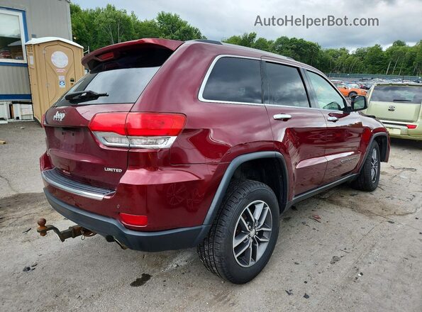 1C4RJFBG7JC134585 2018 JEEP GRAND Burgundy Задня права чверть