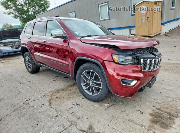 1C4RJFBG7JC134585 2018 JEEP GRAND Burgundy Передня права чверть