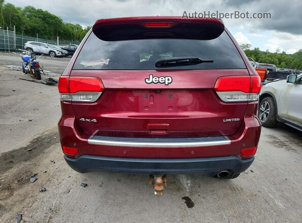 1C4RJFBG7JC134585 2018 JEEP GRAND Burgundy Вид ззаду