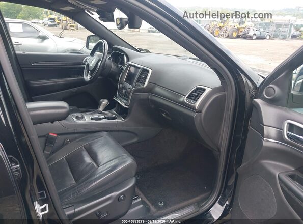 1C4RJFBG7JC134733 2018 JEEP GRAND CHEROKEE Black Widok wnętrza z przodu
