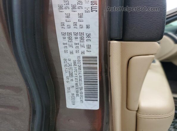 1C4RJFBG7JC298953 2018 JEEP GRAND Brown Vista de la etiqueta del VIN
