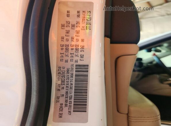 1C4RJFBG7JC388135 2018 JEEP GRAND White VIN sticker view