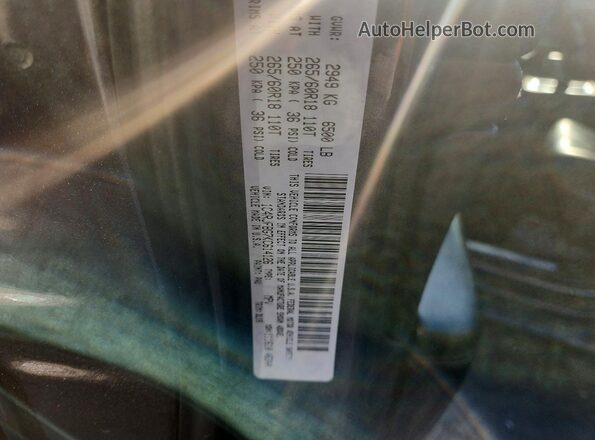 1C4RJFBG7KC614126 2019 JEEP GRAND Black VIN sticker view