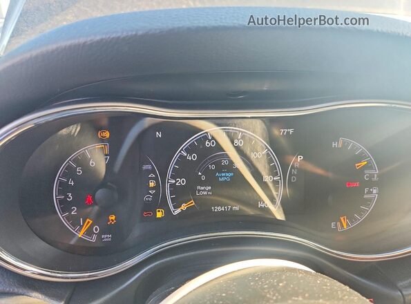 1C4RJFBG7KC614126 2019 JEEP GRAND Black Instrument cluster view