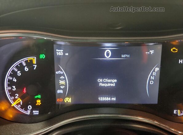 1C4RJFBG7KC642802 2019 JEEP GRAND Черный Вид щитка приборов