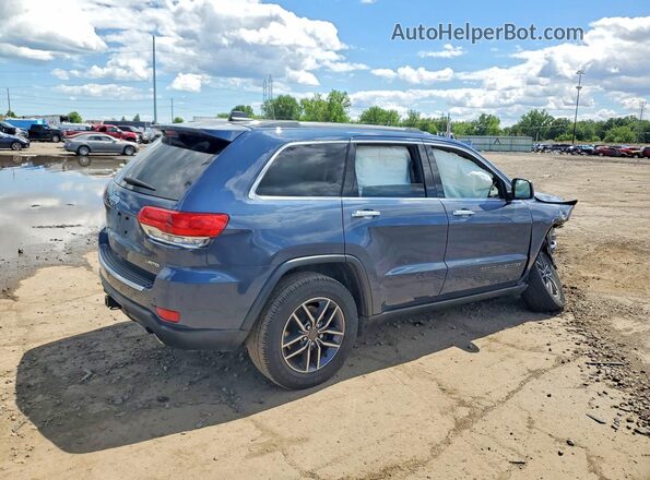 1C4RJFBG7KC796829 2019 JEEP GRAND Blue Trasero derecho