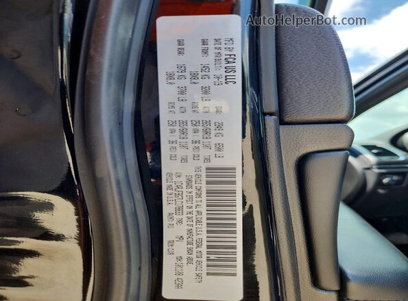 1C4RJFBG7LC178833 2020 JEEP GRAND Black VIN კოდის სტიკერის ხედი