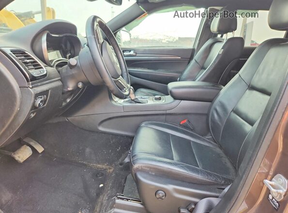 1C4RJFBG7MC647534 2021 JEEP GRAND Коричневый Вид салона спереди