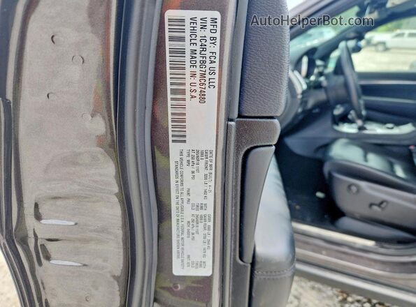 1C4RJFBG7MC674880 2021 JEEP GRAND Gray Engine compartment view
