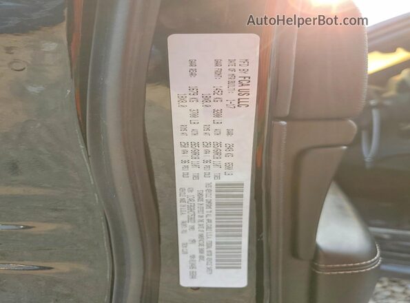 1C4RJFBG8HC753822 2017 JEEP GRAND Black Widok naklejki z numerem VIN