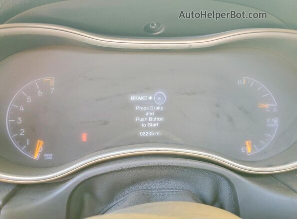 1C4RJFBG8HC753822 2017 JEEP GRAND Black Widok zestawu wskaźników