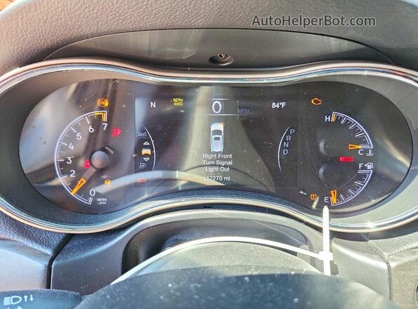 1C4RJFBG8HC790076 2017 JEEP GRAND Gray Widok zestawu wskaźników