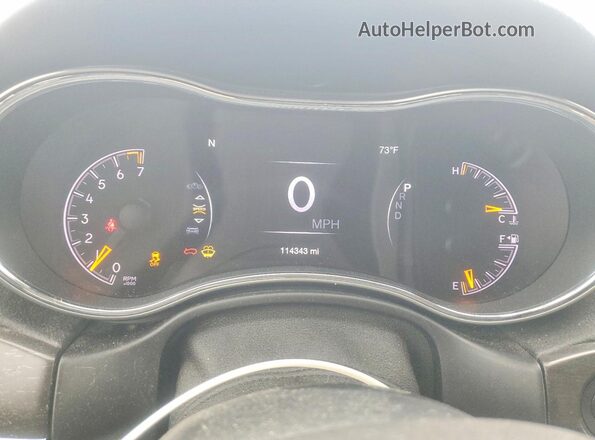 1C4RJFBG8JC109288 2018 JEEP GRAND Black Widok zestawu wskaźników