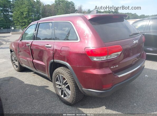 1C4RJFBG8JC267954 2018 JEEP GRAND CHEROKEE Red Հետևի ձախ