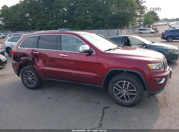 1C4RJFBG8JC388564 2018 JEEP GRAND CHEROKEE Red Rear interior view