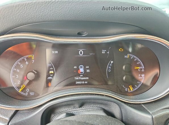 1C4RJFBG9GC490884 2016 JEEP GRAND Белый Вид щитка приборов