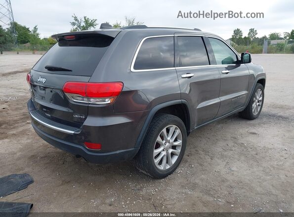1C4RJFBG9HC621006 2017 JEEP GRAND CHEROKEE Brown Tył prawy