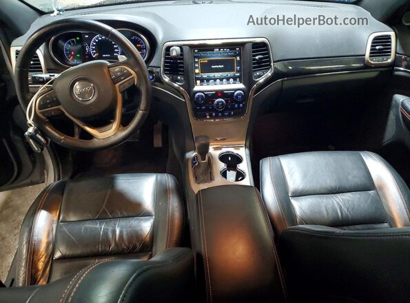 1C4RJFBG9HC641577 2017 JEEP GRAND Серебряный Вид панели приборов