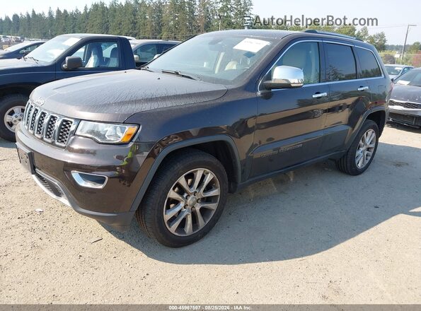 1C4RJFBG9HC645855 2017 JEEP GRAND CHEROKEE Коричневый Передняя левая четверть